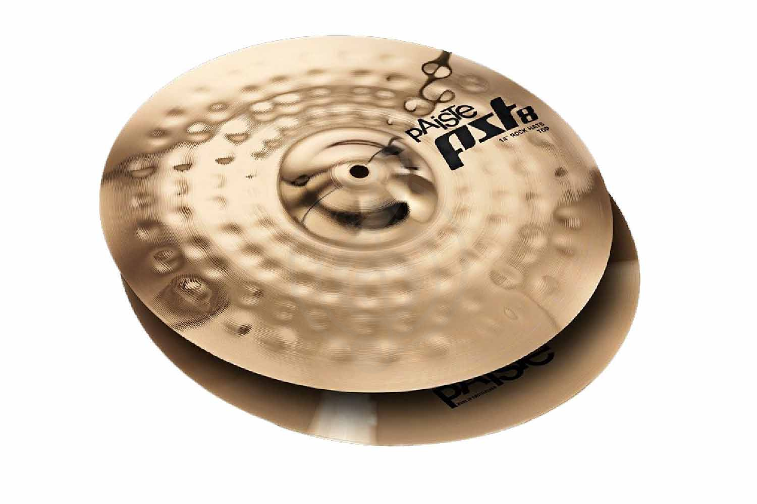 Комплект тарелок Paiste PST 8 Reflector Rock Hats - Две тарелки 14", Paiste PST 8 Reflector Rock Hats в магазине DominantaMusic - фото 1