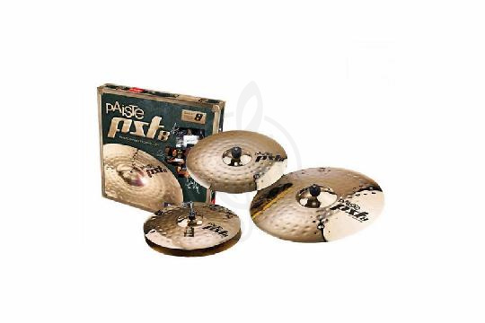 Комплект тарелок Paiste PST 8 Rock Set - Комплект тарелок, Paiste PST 8 Rock Set в магазине DominantaMusic - фото 1