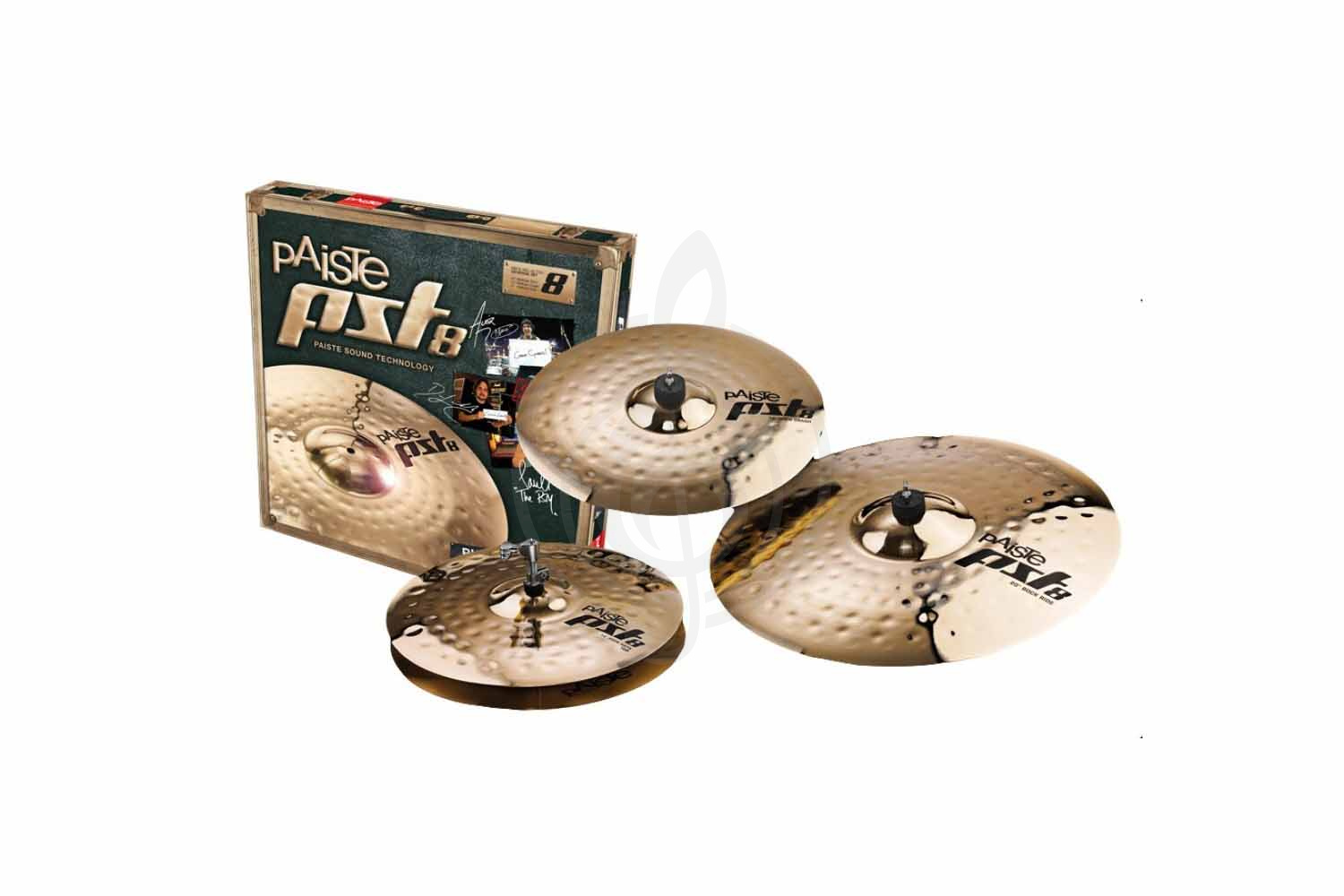 Комплект тарелок Paiste PST 8 Universal Set - Комплект тарелок, Paiste PST 8 Universal Set в магазине DominantaMusic - фото 1