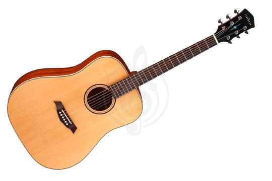 Изображение Parkwood S21-NS Акустическая гитара, дредноут, с чехлом, верхняя дека: массив ели