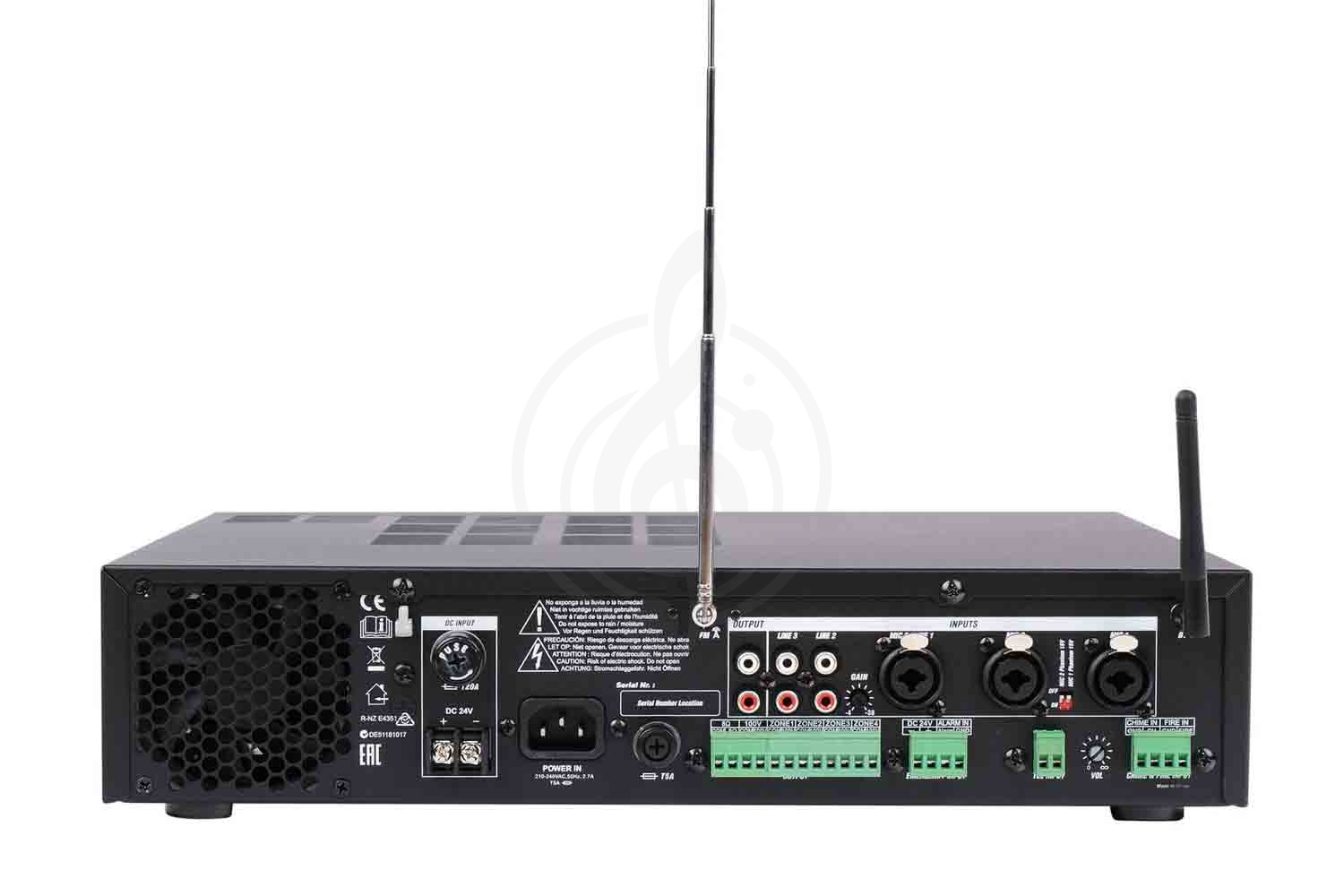 Радиоузел Pearller HY7240MB+BT - Усилитель мощности трансляционный, Pearller HY7240MB+BT в магазине DominantaMusic - фото 2