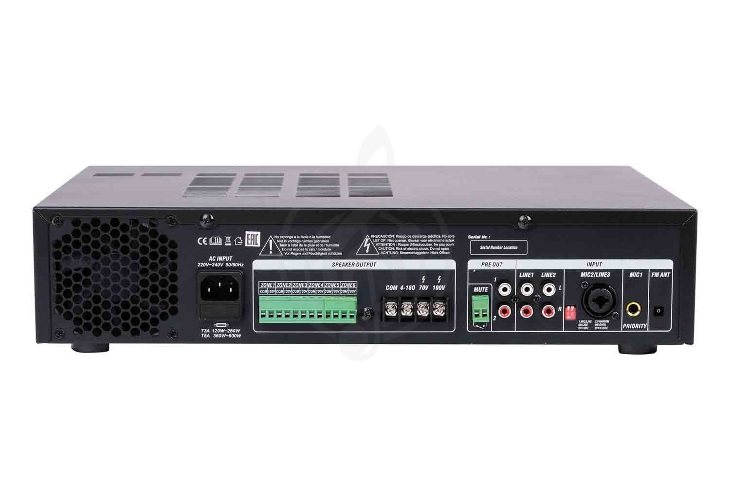 Радиоузел Pearller PA-180D - Усилитель трансляционный, Pearller PA-180D в магазине DominantaMusic - фото 3