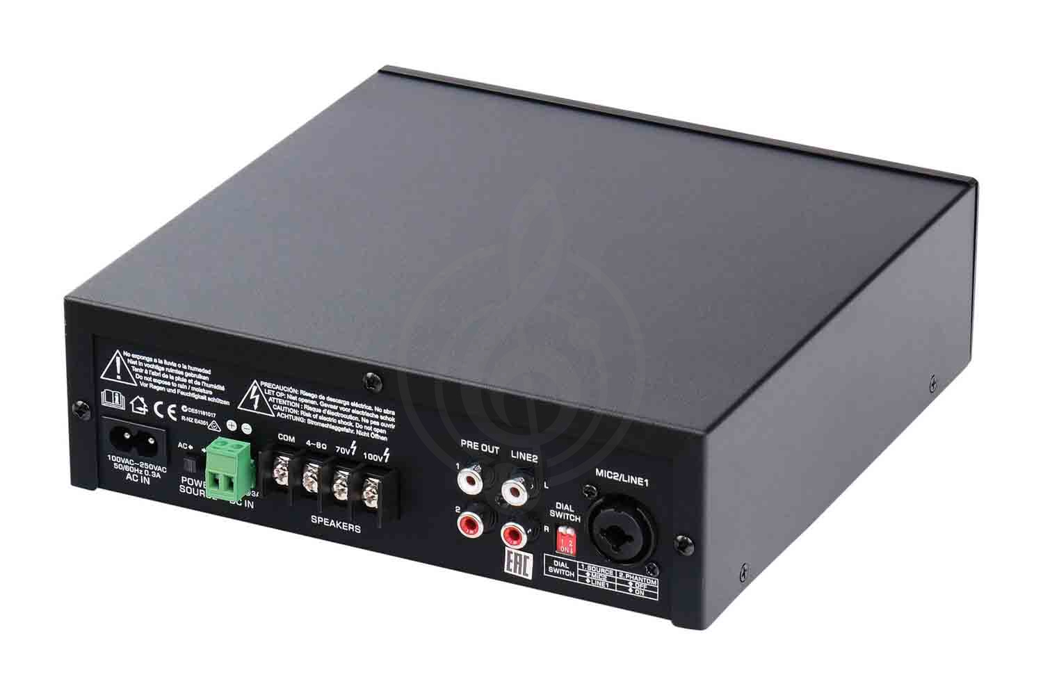 Трансляционный усилитель мощности Pearller PA-25MBT - Усилитель трансляционный, Pearller PA-25MBT в магазине DominantaMusic - фото 4