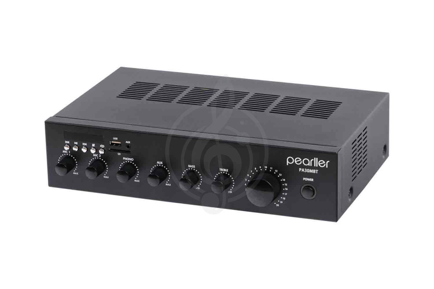 Трансляционный усилитель мощности Pearller PA-30MBT - Усилитель трансляционный, Pearller PA-30MBT в магазине DominantaMusic - фото 1