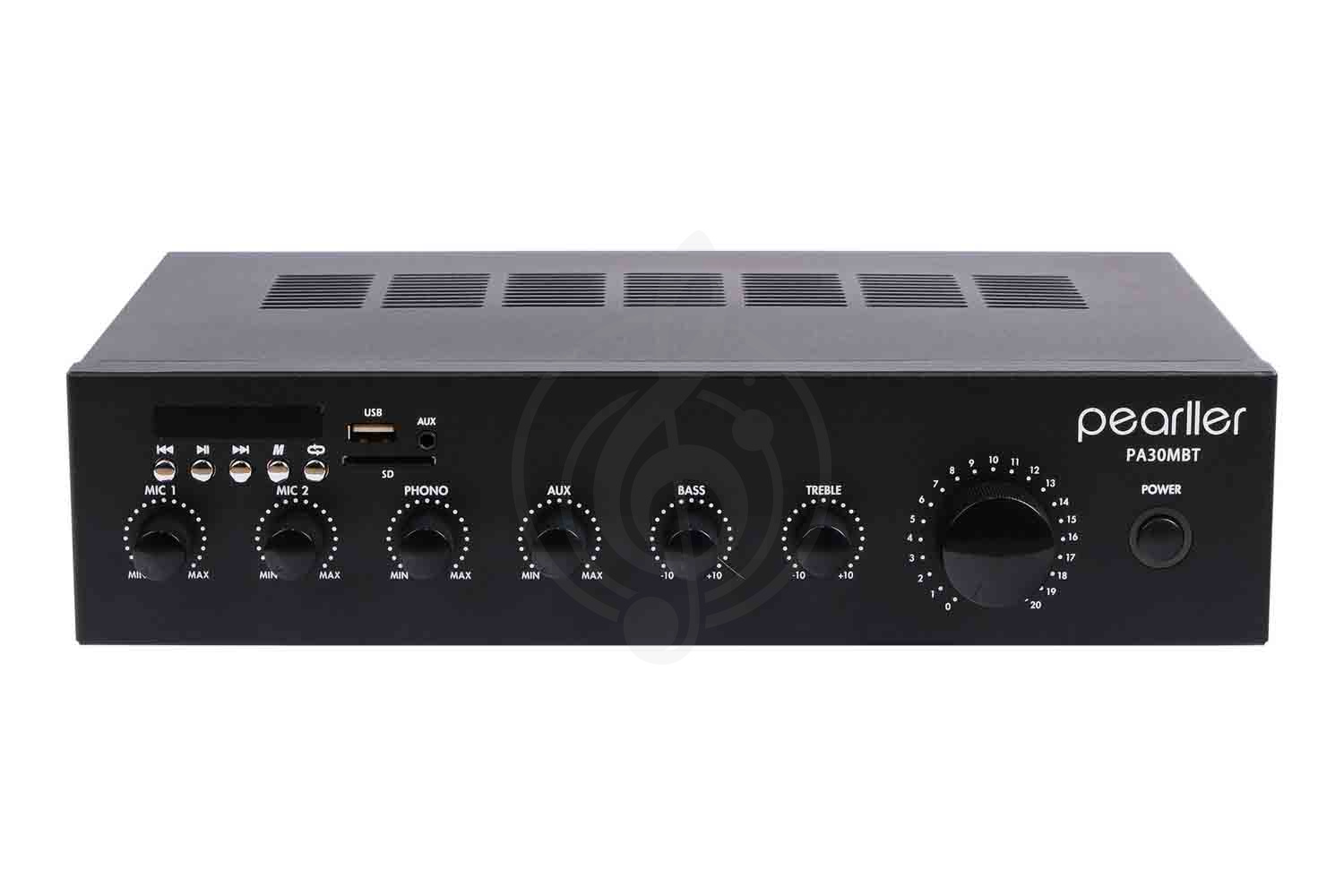 Трансляционный усилитель мощности Pearller PA-30MBT - Усилитель трансляционный, Pearller PA-30MBT в магазине DominantaMusic - фото 5