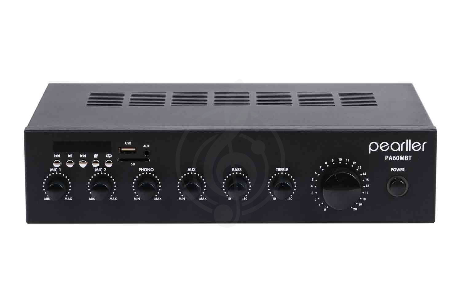 Трансляционный усилитель мощности Pearller PA-60MBT - Усилитель трансляционный, Pearller PA-60MBT в магазине DominantaMusic - фото 4