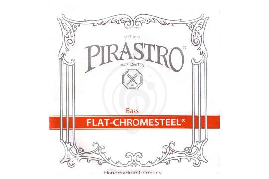 Изображение Pirastro 342000 Flat-Chromesteel SOLO - Комплект струн для контрабаса размером 3/4