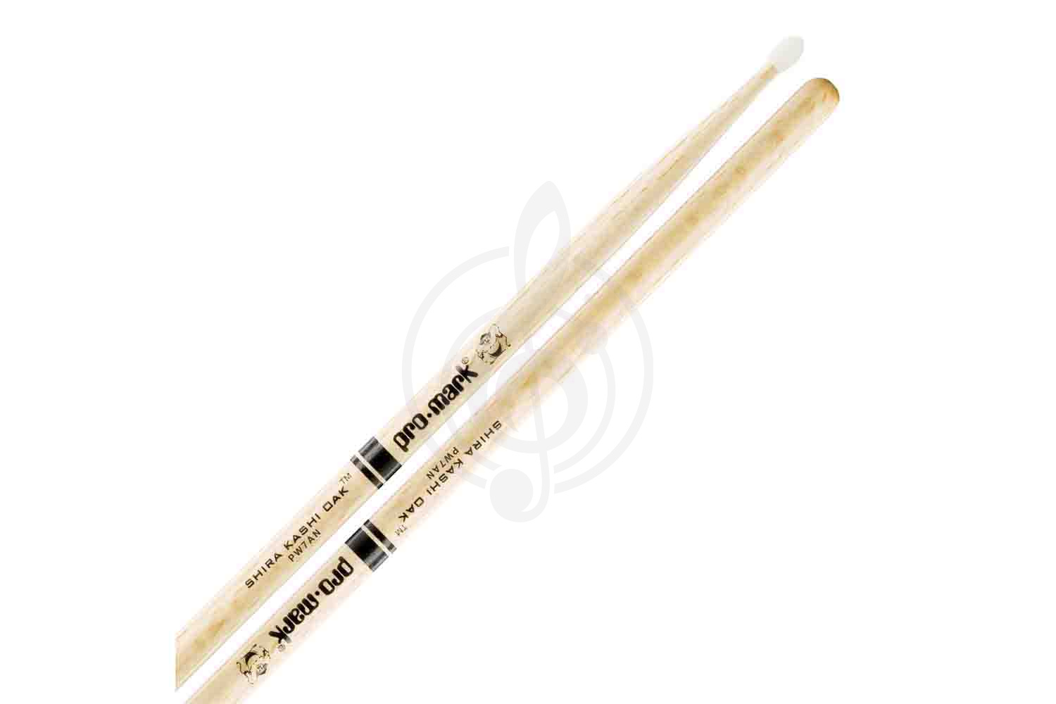 Палочки для барабанов Pro-Mark PW7AN Барабанные палочки Shira Kashi (дуб) с нейлоновым наконечником, Pro Mark PW7AN в магазине DominantaMusic - фото 1