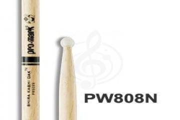 Палочки для барабанов Pro-Mark PW808N Барабанные палочки (дуб) с нейлоновым наконечником, Pro Mark PW808N в магазине DominantaMusic - фото 2