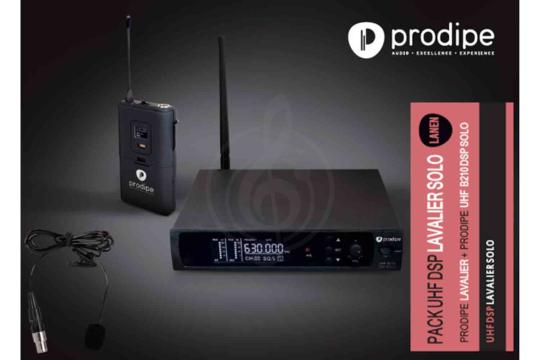 Радиосистема с петличным микрофоном Prodipe DSP-SOLO-UHF-B210/F5 - Беспроводная микрофонная система, петличный микрофон,  DSP-SOLO-UHF-B210/F5 в магазине DominantaMusic - фото 6
