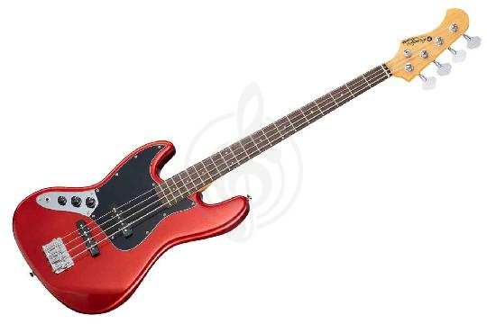 Изображение Prodipe JMFJB80LHRACAR - Бас-гитара JB80LHRA леворукая, красная