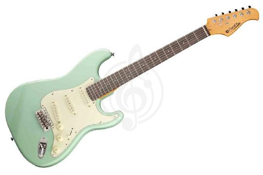 Электрогитара Stratocaster Prodipe JMFST80RASG - Электрогитара ST80RA, зеленая, Prodipe JMFST80RASG в магазине DominantaMusic - фото 1