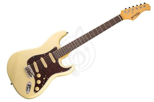Электрогитара Stratocaster Prodipe JMFST80RAVW - Электрогитара ST80RA, белая, Prodipe JMFST80RAVW в магазине DominantaMusic - фото 1
