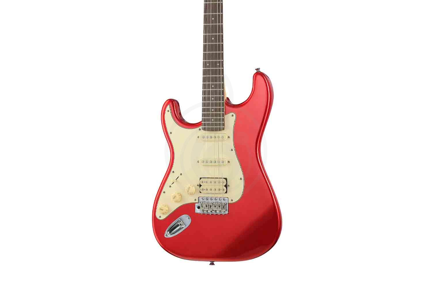 Электрогитара Stratocaster Prodipe JMFST83LHRACA - Электрогитара ST83RA, леворукая, красная, Prodipe JMFST83LHRACA в магазине DominantaMusic - фото 6