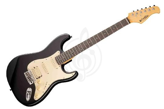 Электрогитара Stratocaster Prodipe JMFST83RABK - Электрогитара ST83RA, черная, Prodipe JMFST83RABK в магазине DominantaMusic - фото 1