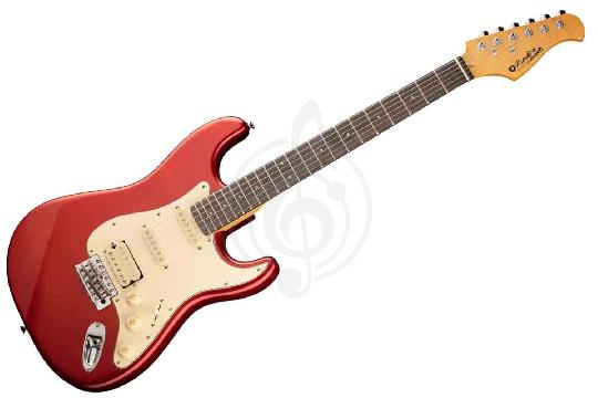Электрогитара Stratocaster Prodipe JMFST83RACAR - Электрогитара ST83RA, красная, Prodipe JMFST83RACAR в магазине DominantaMusic - фото 1