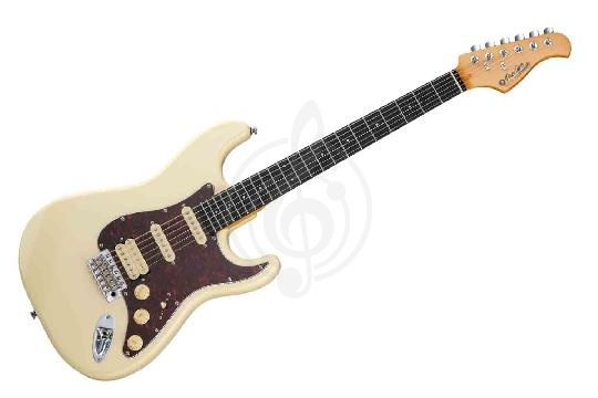 Электрогитара Stratocaster Prodipe JMFST83RAVW - Электрогитара ST83RA, белая, Prodipe JMFST83RAVW в магазине DominantaMusic - фото 1