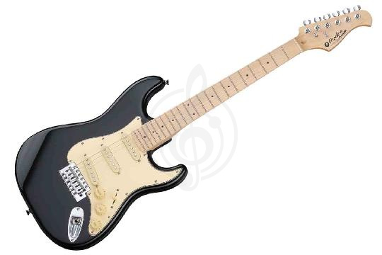 Электрогитара Stratocaster Prodipe JMFSTJUNIORBK - Электрогитара ST Junior уменьшенная, черная, Prodipe JMFSTJUNIORBK в магазине DominantaMusic - фото 1