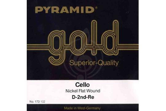 Струны для виолончели Pyramid 173100 Gold - Комплект струн для виолончели 4/4, Pyramid 173100 Gold в магазине DominantaMusic - фото 1