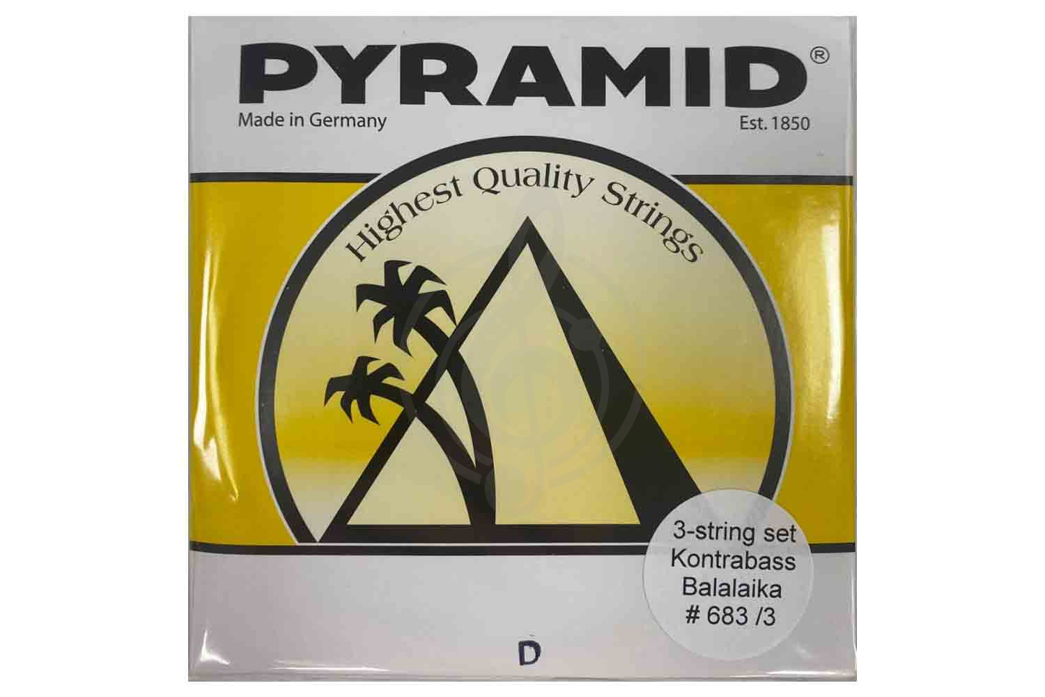 Струны для балалайки Pyramid 683/3 - Струны для балалайки контрабас, Pyramid 683/3 в магазине DominantaMusic - фото 1
