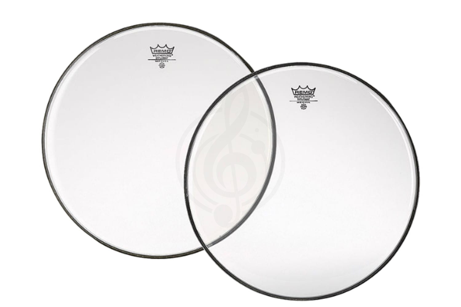 Пластик для тома Пластики для томов Remo REMO BE-0310-00 EMPEROR 10`` CLEAR двойной прозрачный пластик BE-0310-00 - фото 2