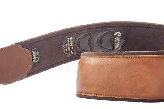 Ремень для гитары RightOn Straps Groove Smooth Woody - Ремень для гитары кожаный,  Groove Smooth Woody в магазине DominantaMusic - фото 3