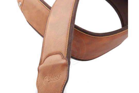 Ремень для гитары RightOn Straps Groove Smooth Woody - Ремень для гитары кожаный,  Groove Smooth Woody в магазине DominantaMusic - фото 4