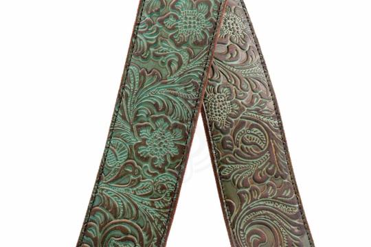 Ремень для гитары RightOn Straps Leathercraft Blackguard Teal - Ремень для гитары,  Leathercraft Blackguard Teal в магазине DominantaMusic - фото 3