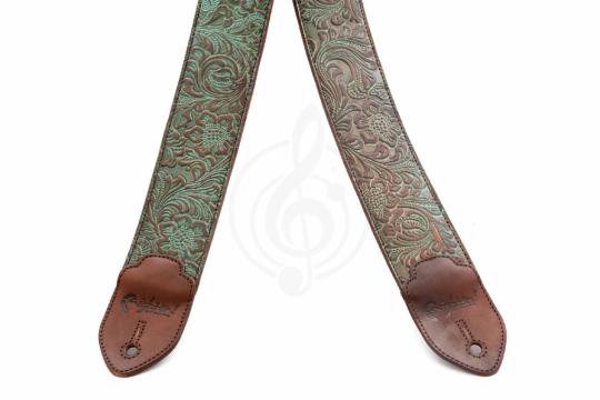 Ремень для гитары RightOn Straps Leathercraft Blackguard Teal - Ремень для гитары,  Leathercraft Blackguard Teal в магазине DominantaMusic - фото 4