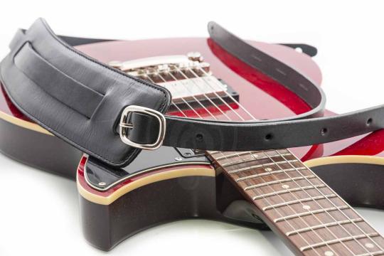 Ремень для гитары RightOn Straps Leathercraft Slim Black - Ремень для гитары,  Leathercraft Slim Black в магазине DominantaMusic - фото 4