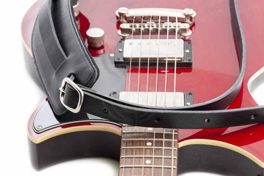 Ремень для гитары RightOn Straps Leathercraft Slim Black - Ремень для гитары,  Leathercraft Slim Black в магазине DominantaMusic - фото 5
