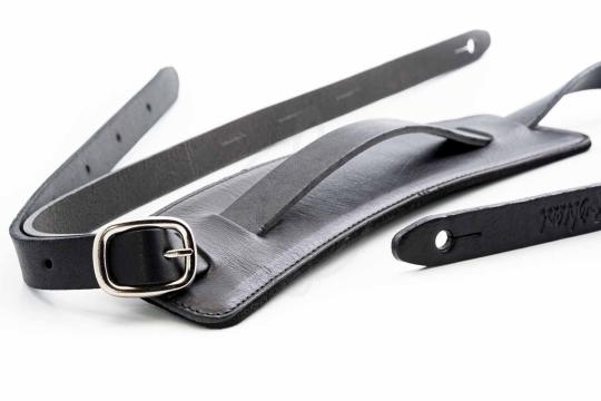 Ремень для гитары RightOn Straps Leathercraft Slim Black - Ремень для гитары,  Leathercraft Slim Black в магазине DominantaMusic - фото 7