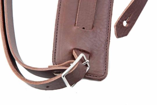 Ремень для гитары RightOn Straps Leathercraft Slim Brown - Ремень для гитары,  Leathercraft Slim Brown в магазине DominantaMusic - фото 4