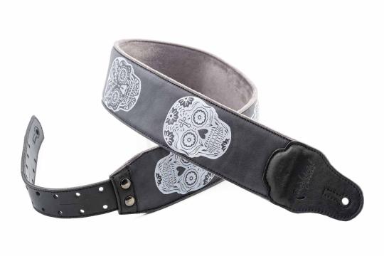 Ремень для гитары RightOn Straps Leathercraft Sugar Black - Ремень для гитары,  Leathercraft Sugar Black в магазине DominantaMusic - фото 5