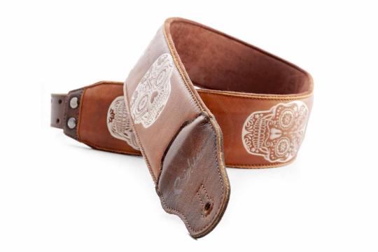 Ремень для гитары RightOn Straps Leathercraft Sugar Woody - Ремень для гитары кожаный,  Leathercraft Sugar Woody в магазине DominantaMusic - фото 4