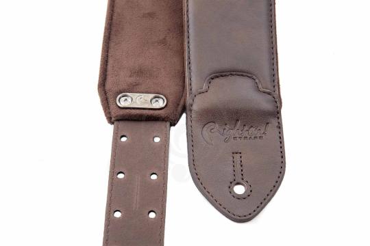 Ремень для гитары RightOn Straps Leathercraft Vintage Brown - Ремень для гитары,  Leathercraft Vintage Brown в магазине DominantaMusic - фото 3