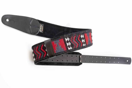 RightOn Straps Mojo Azteca Black - Ремень для гитары - фото 5 Ремень для гитары RightOn Straps Mojo Azteca Black - Ремень для гитары, Mojo Azteca Black в магазине DominantaMusic - фото 5