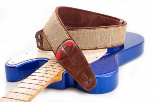 Ремень для гитары RightOn Straps Mojo Boxeo Beige - Ремень для гитары,  Mojo Boxeo Beige в магазине DominantaMusic - фото 3