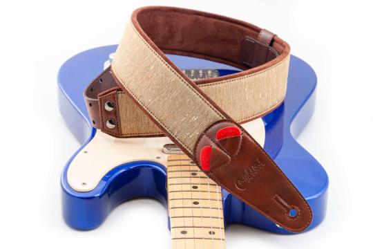 Ремень для гитары RightOn Straps Mojo Boxeo Beige - Ремень для гитары,  Mojo Boxeo Beige в магазине DominantaMusic - фото 5