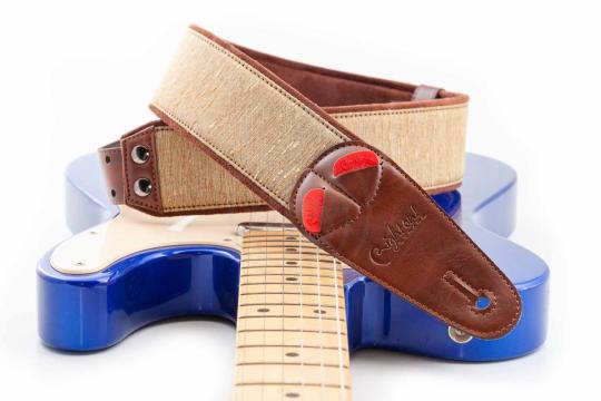 Ремень для гитары RightOn Straps Mojo Boxeo Beige - Ремень для гитары,  Mojo Boxeo Beige в магазине DominantaMusic - фото 9