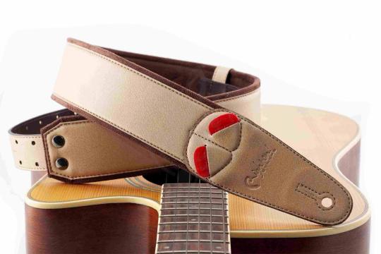Ремень для гитары RightOn Straps Mojo Charm Beige - Ремень для гитары,  Mojo Charm Beige в магазине DominantaMusic - фото 3