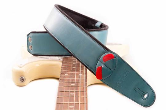 Ремень для гитары RightOn Straps Mojo Charm Teal - Ремень для гитары,  Mojo Charm Tea в магазине DominantaMusic - фото 3