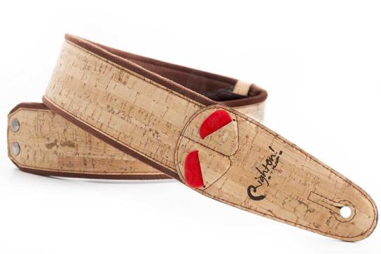 RightOn Straps Mojo Cork Beige - Ремень для гитары - фото 4 Ремень для гитары RightOn Straps Mojo Cork Beige - Ремень для гитары, Mojo Cork Beige в магазине DominantaMusic - фото 4