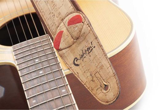 RightOn Straps Mojo Cork Beige - Ремень для гитары - фото 6 Ремень для гитары RightOn Straps Mojo Cork Beige - Ремень для гитары, Mojo Cork Beige в магазине DominantaMusic - фото 6