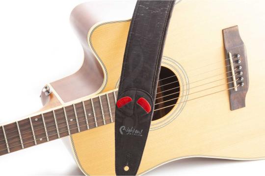 Ремень для гитары RightOn Straps Mojo Cork Black - Ремень для гитары,  Mojo Cork Black в магазине DominantaMusic - фото 3
