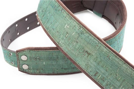 RightOn Straps Mojo Cork Teal - Ремень для гитары - фото 8 Ремень для гитары RightOn Straps Mojo Cork Teal - Ремень для гитары, Mojo Cork Teal в магазине DominantaMusic - фото 8