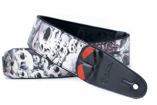 RightOn Straps Mojo Death's Touch Unique - Ремень для гитары - фото 3 Ремень для гитары RightOn Straps Mojo Death's Touch Unique - Ремень для гитары, Mojo Death's Touch Unique в магазине DominantaMusic - фото 3