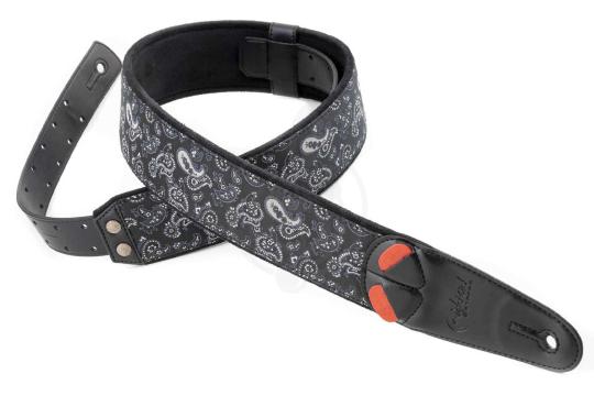 RightOn Straps Mojo Paisley Black - Ремень для гитары - фото 4 Ремень для гитары RightOn Straps Mojo Paisley Black - Ремень для гитары, Mojo Paisley Black в магазине DominantaMusic - фото 4