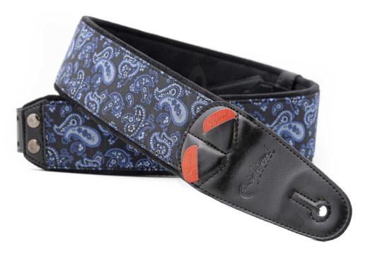 RightOn Straps Mojo Paisley Blue - Ремень для гитары - фото 6 Ремень для гитары RightOn Straps Mojo Paisley Blue - Ремень для гитары, Mojo Paisley Blue в магазине DominantaMusic - фото 6
