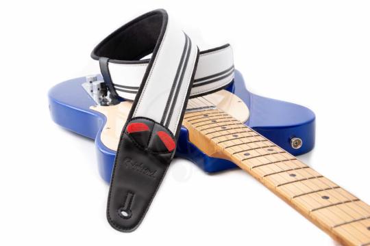 RightOn Straps Mojo Race B&W - Ремень для гитары - фото 4 Ремень для гитары RightOn Straps Mojo Race B&W - Ремень для гитары, Mojo Race B&W в магазине DominantaMusic - фото 4